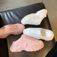 Sponge Cake Thick Bottom Lazy White Shoes Ins Dad Shoe Trend