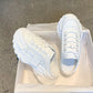Sponge Cake Thick Bottom Lazy White Shoes Ins Dad Shoe Trend