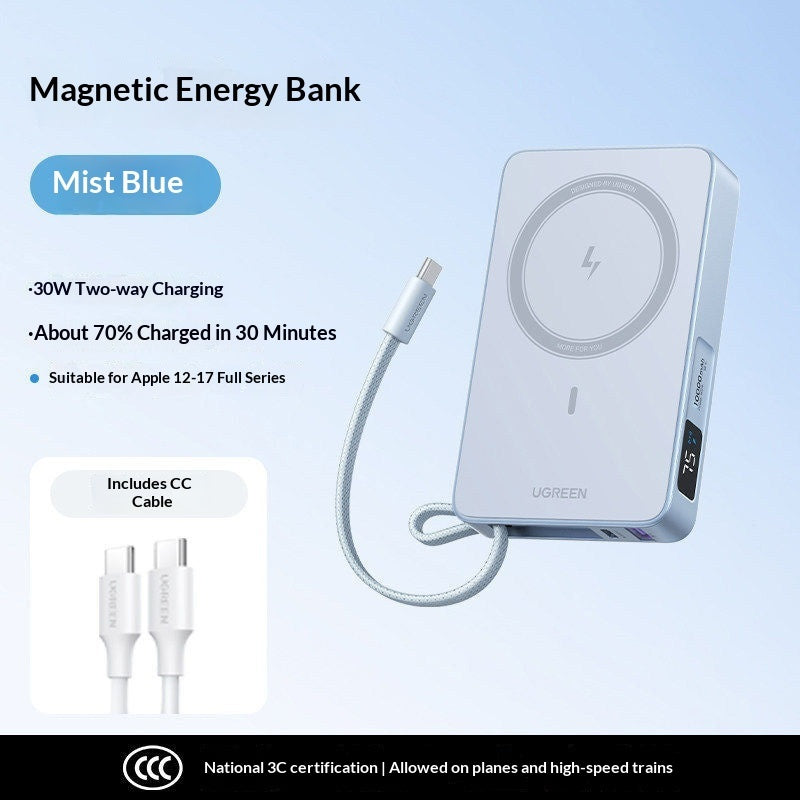Magnetic Wireless Power Bank Ah 20W Portable