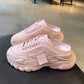 Sponge Cake Thick Bottom Lazy White Shoes Ins Dad Shoe Trend