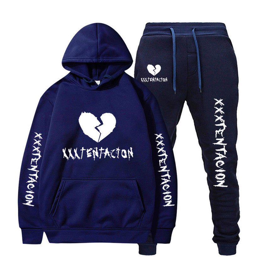 XXX TENTACION HOODIE & SWEATPANTS fit