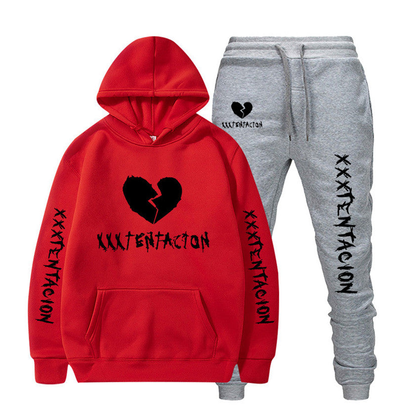 XXX TENTACION HOODIE & SWEATPANTS fit