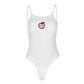 Fruit Peach Sexy Spaghetti Strap White Bodysuit Jumpsuit Romper