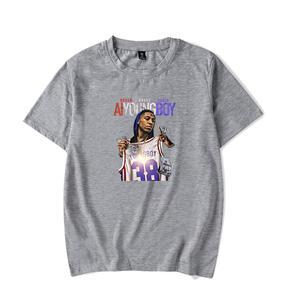NBAYOUNGBOY Short-sleeved T-shirt