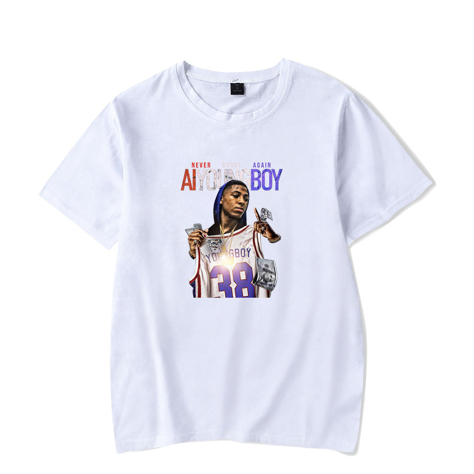 NBAYOUNGBOY Short-sleeved T-shirt