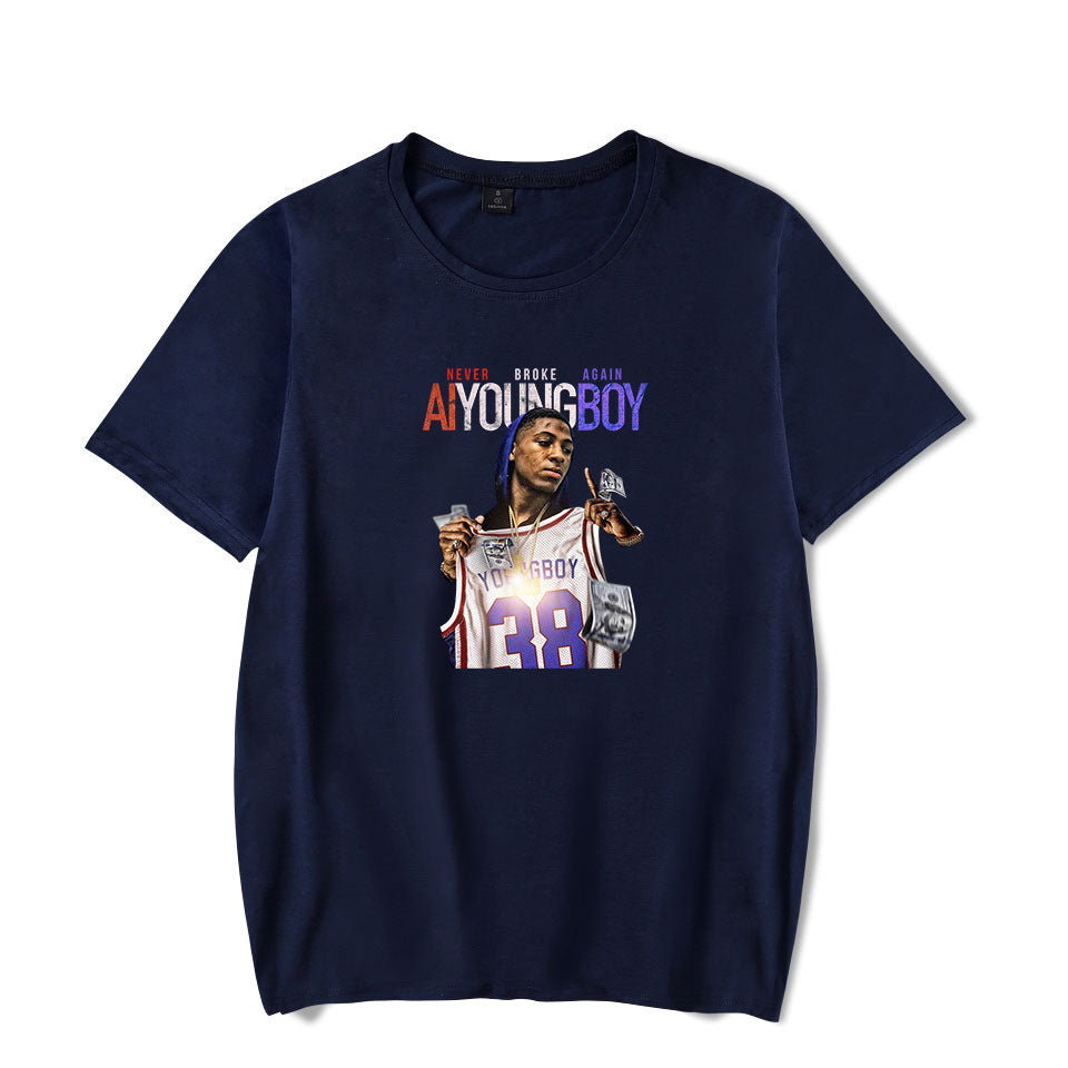 NBAYOUNGBOY Short-sleeved T-shirt