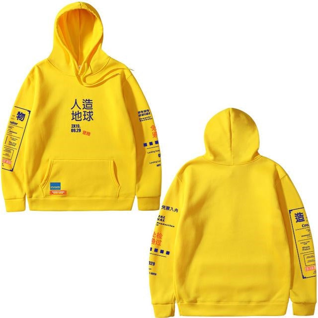 UNISEX Chinese Print hoodie