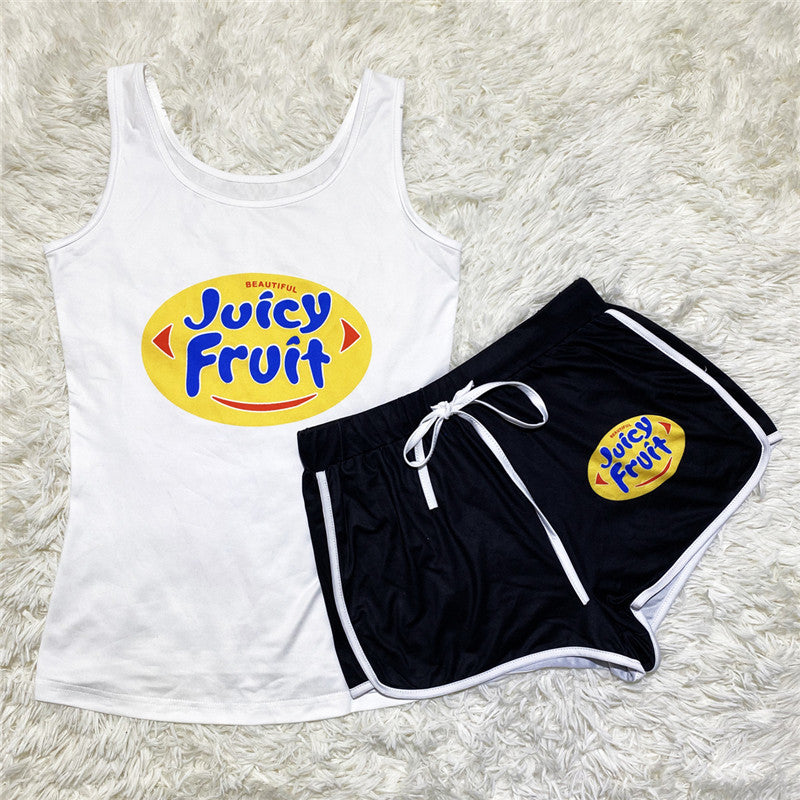 Sexy Suspender Shorts Set