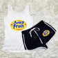 Sexy Suspender Shorts Set