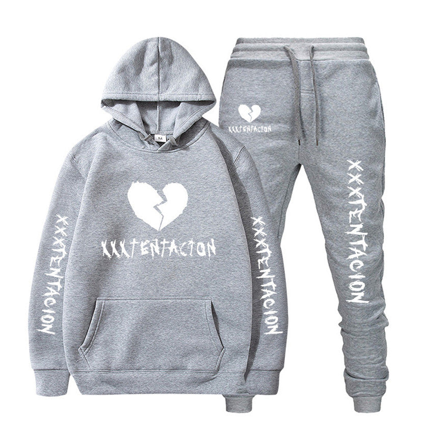 XXX TENTACION HOODIE & SWEATPANTS fit
