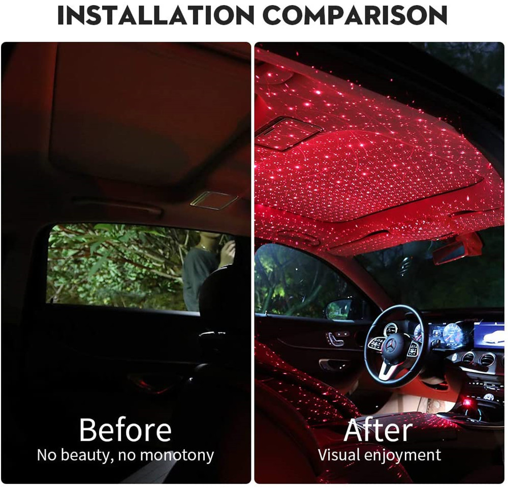 Multi color LED car party light