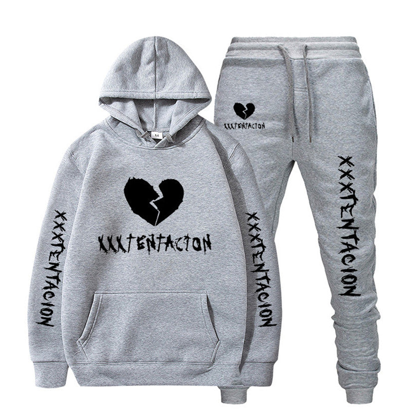XXX TENTACION HOODIE & SWEATPANTS fit