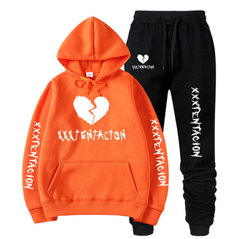XXX TENTACION HOODIE & SWEATPANTS fit