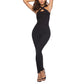 Crossless backless sleeveless tights