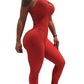 Crossless backless sleeveless tights