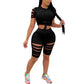 Broken Hole Silk Fit