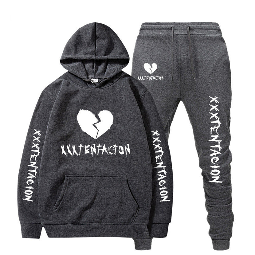 XXX TENTACION HOODIE & SWEATPANTS fit
