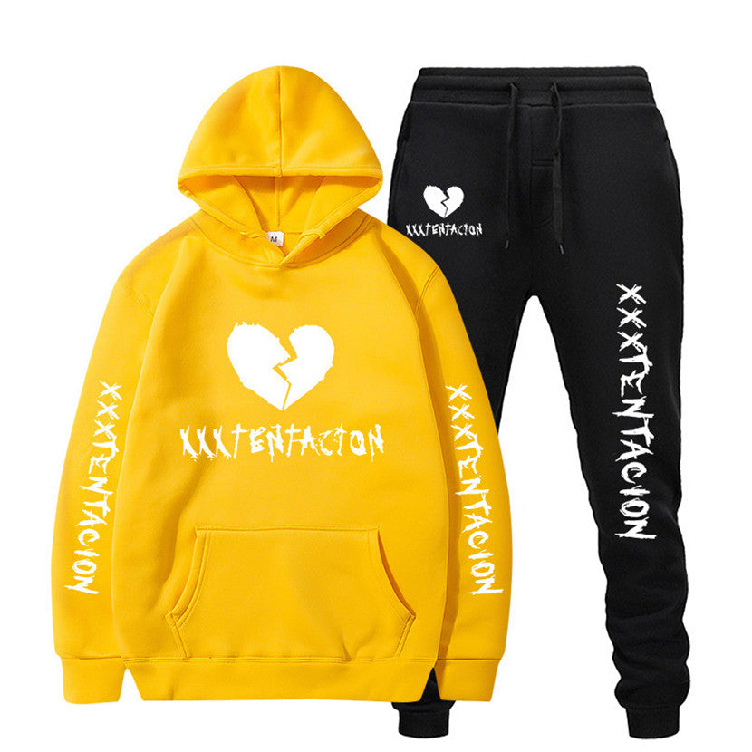 XXX TENTACION HOODIE & SWEATPANTS fit