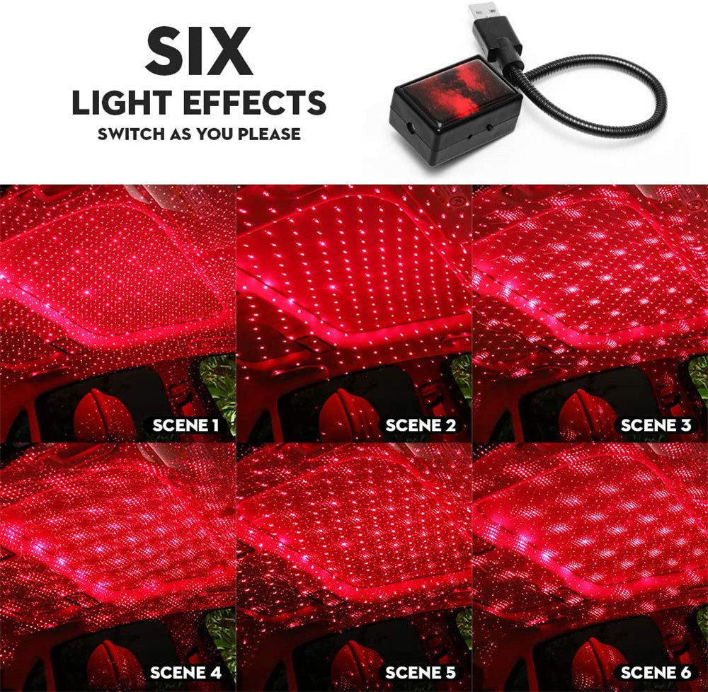 Multi color LED car party light