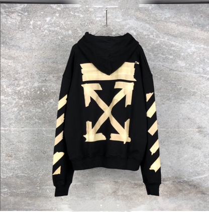 OFF-WHITE Black HOODIE