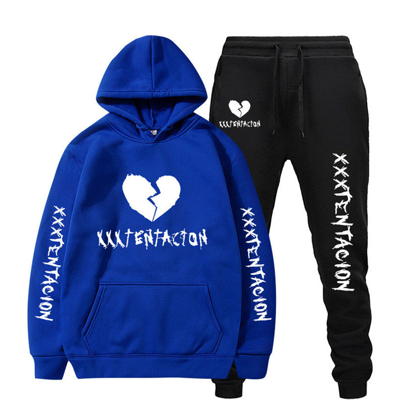 XXX TENTACION HOODIE & SWEATPANTS fit