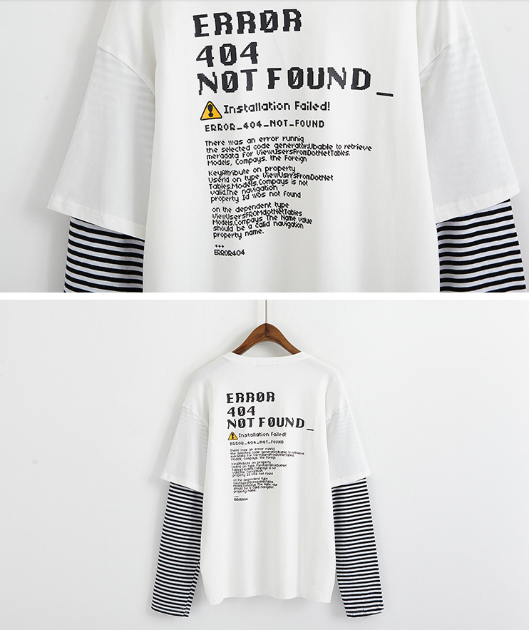 ERROR 404 LONG SLEEVE TEE