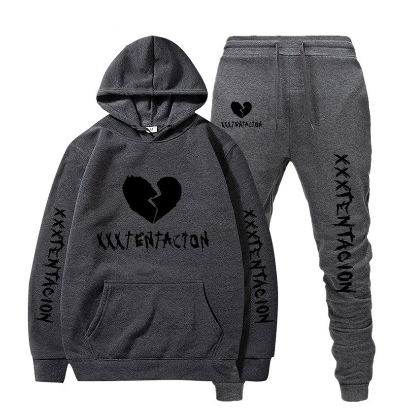XXX TENTACION HOODIE & SWEATPANTS fit