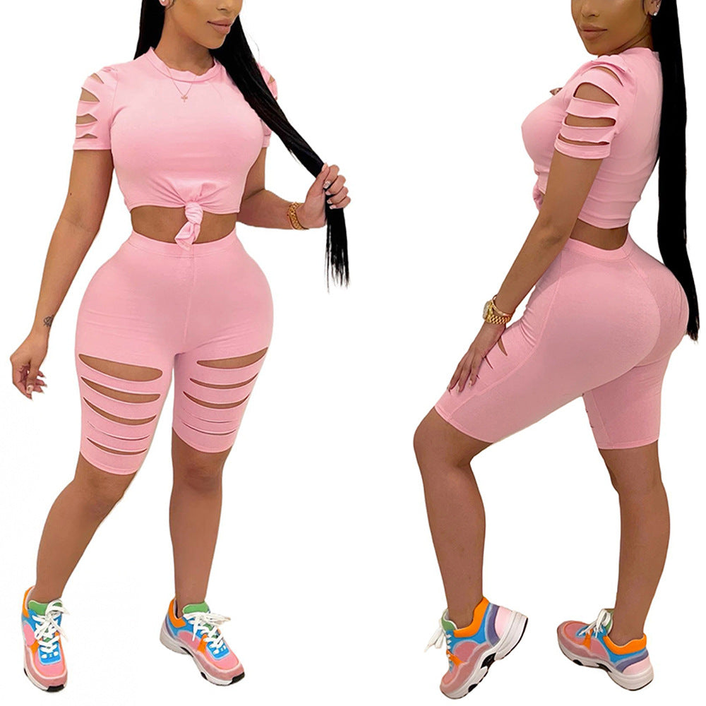 Broken Hole Silk Fit