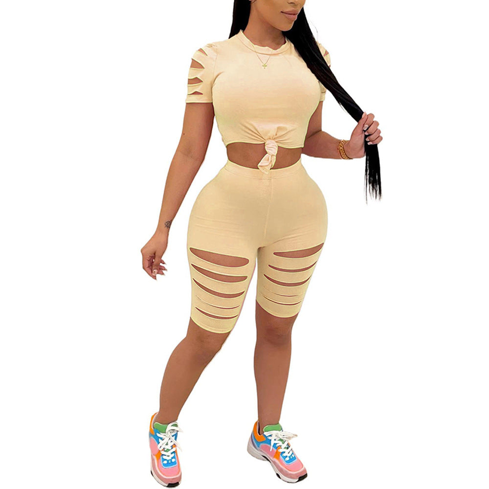 Broken Hole Silk Fit